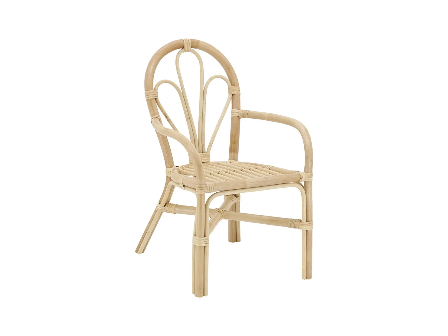 Fauteuil enfant en rotin Joseph Naturel