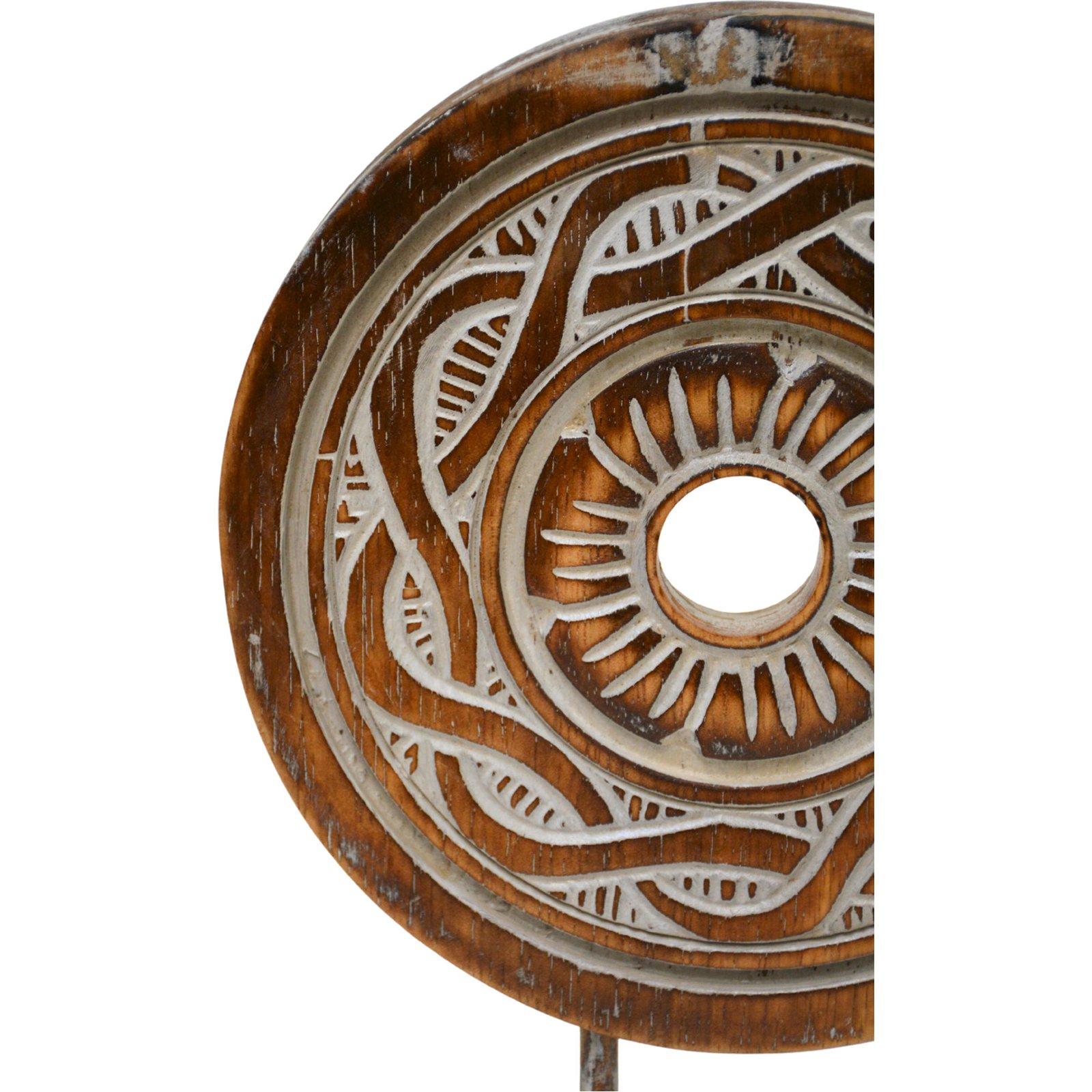 Mandala herbes sur pied