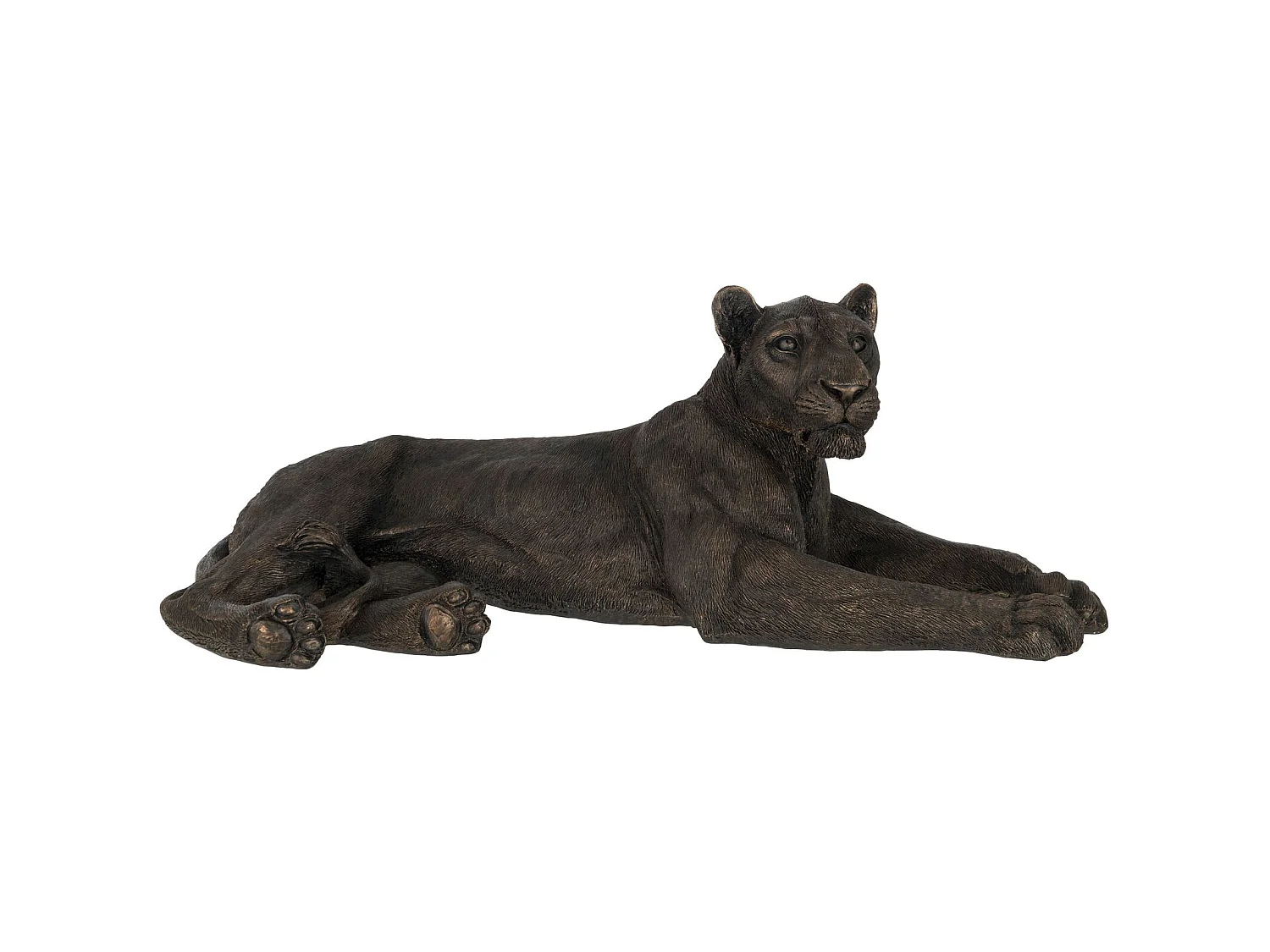 Sculpture panthère Basin en Résine