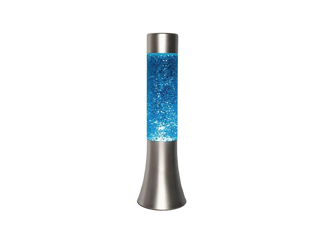 Mini lampe à poser en métal et verre Paillettes