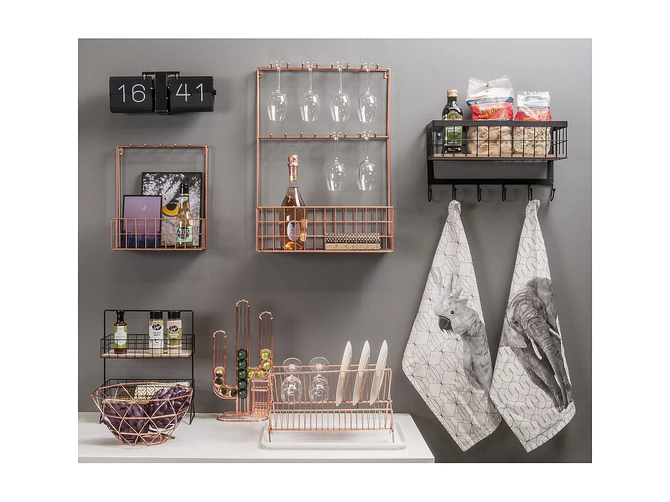 Porte capsules en métal Holder Cactus