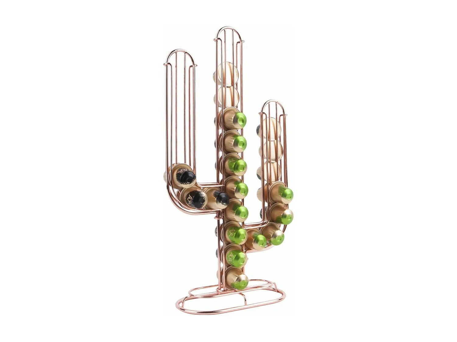 Porte capsules en métal Holder Cactus