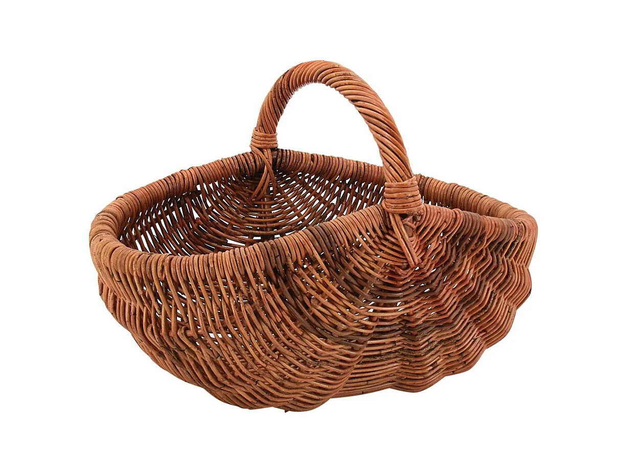 Panier de marché ovale en poelet