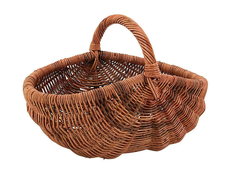 Panier de marché ovale en poelet