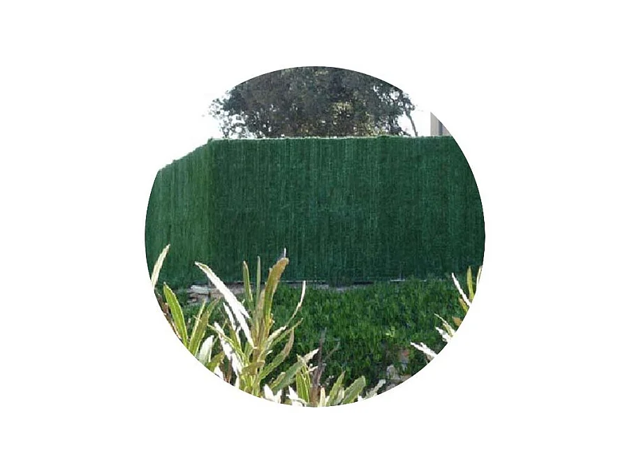 Haie artificielle 126 brins vert thuyas en rouleau Supra (Lot de 10) 1 x 3 m