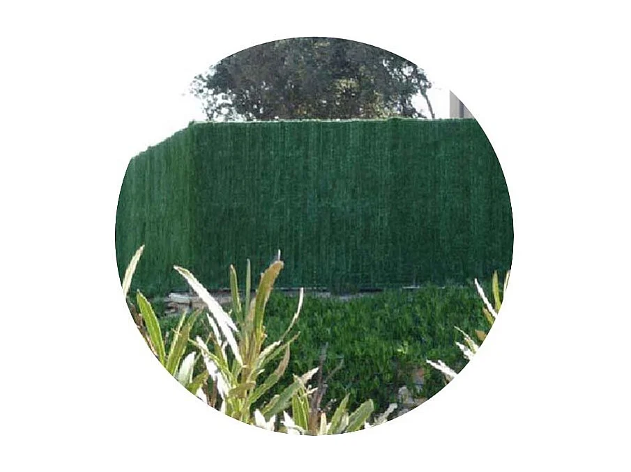 Haie artificielle 126 brins vert thuyas en rouleau Supra (Lot de 6) 1 x 3 m