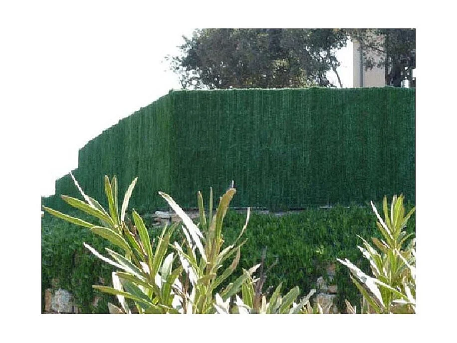 Haie artificielle 126 brins vert thuyas en rouleau Supra (Lot de 6) 1 x 3 m