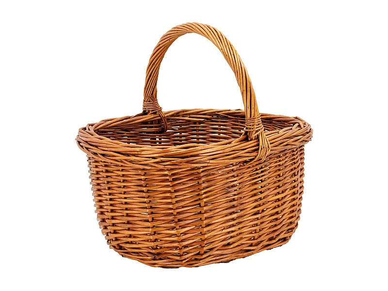 Panier rectangulaire en osier buff Rectangulaire