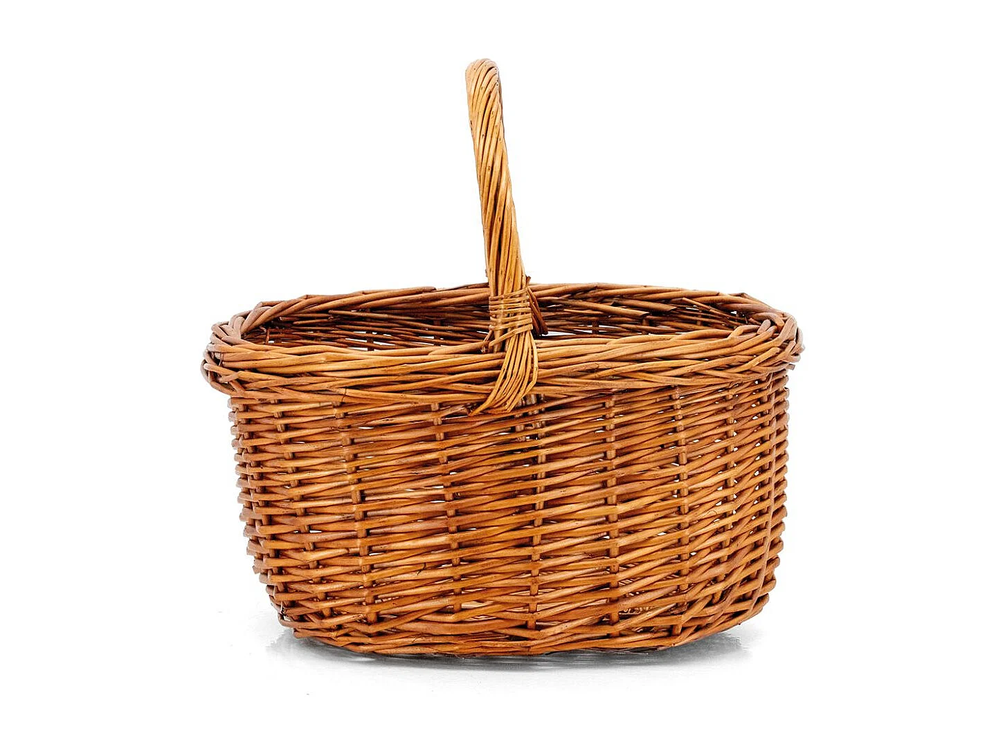 Panier rectangulaire en osier buff Rectangulaire