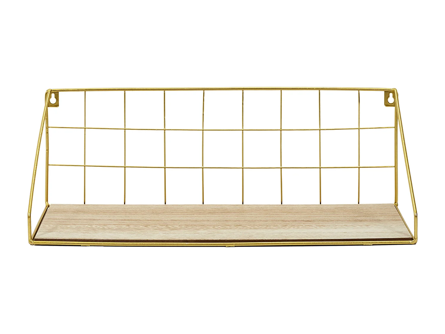 Etagere Rectangle Doree Or