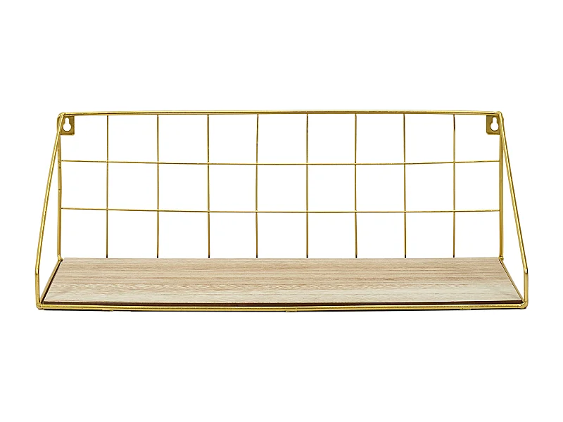 Etagere Rectangle Doree Or