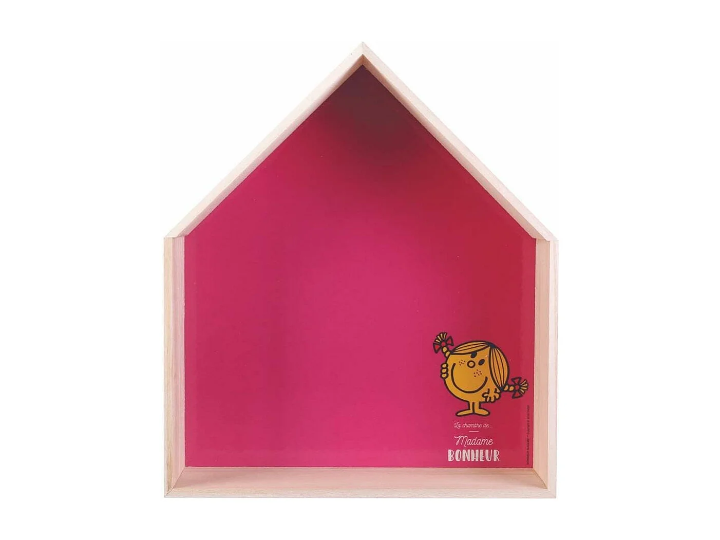 Etagères en bois maison Monsieur Madame (Lot de 2)