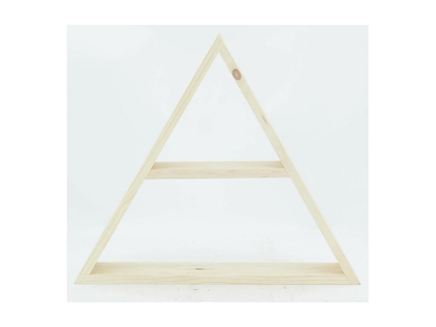 Etagère triangle en pin 43 x 37 x 10.5 cm