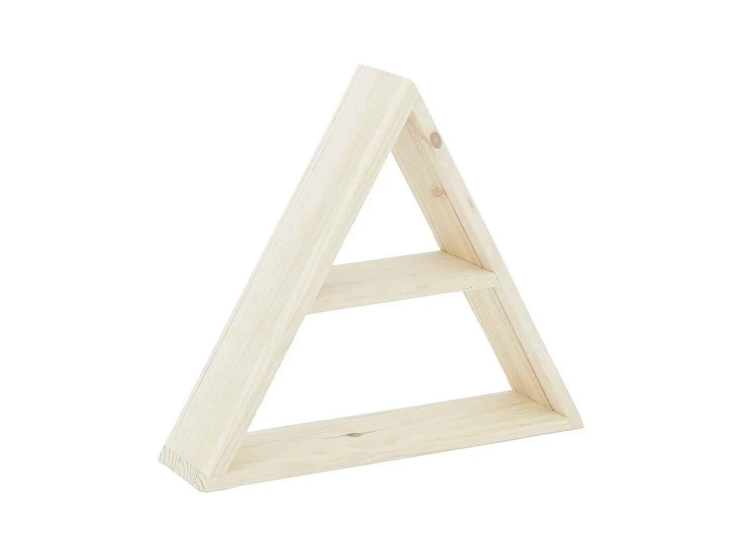 Etagère triangle en pin 43 x 37 x 10.5 cm