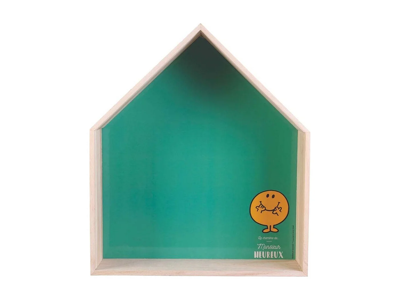 Etagères en bois maison Monsieur Madame (Lot de 2)