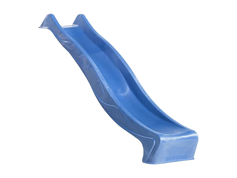 Glissière de toboggan bleue en PEHD Rex 230cm Bleu