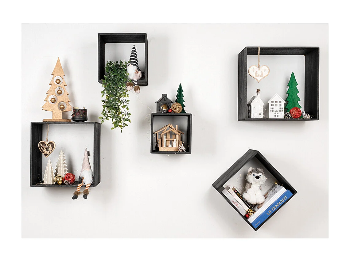 Duo de sapins en céramique