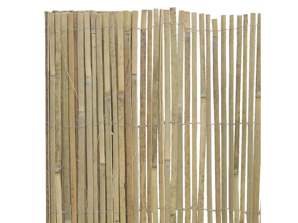 Canisse en bambou naturel - 2 x 5m [A l'unité]