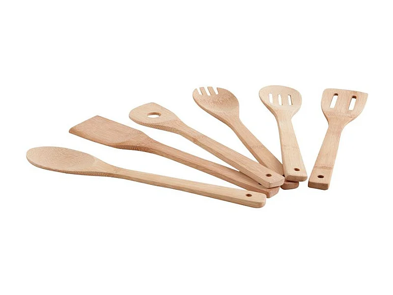 Couverts de service en bambou (lot de 6)