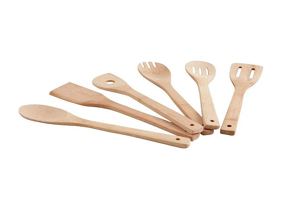 Couverts de service en bambou (lot de 6)