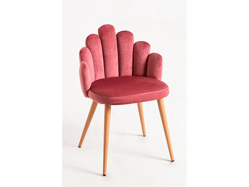 Packs Sillas Comedor - Pack 4 Sillas Hand Terciopelo - Rosa