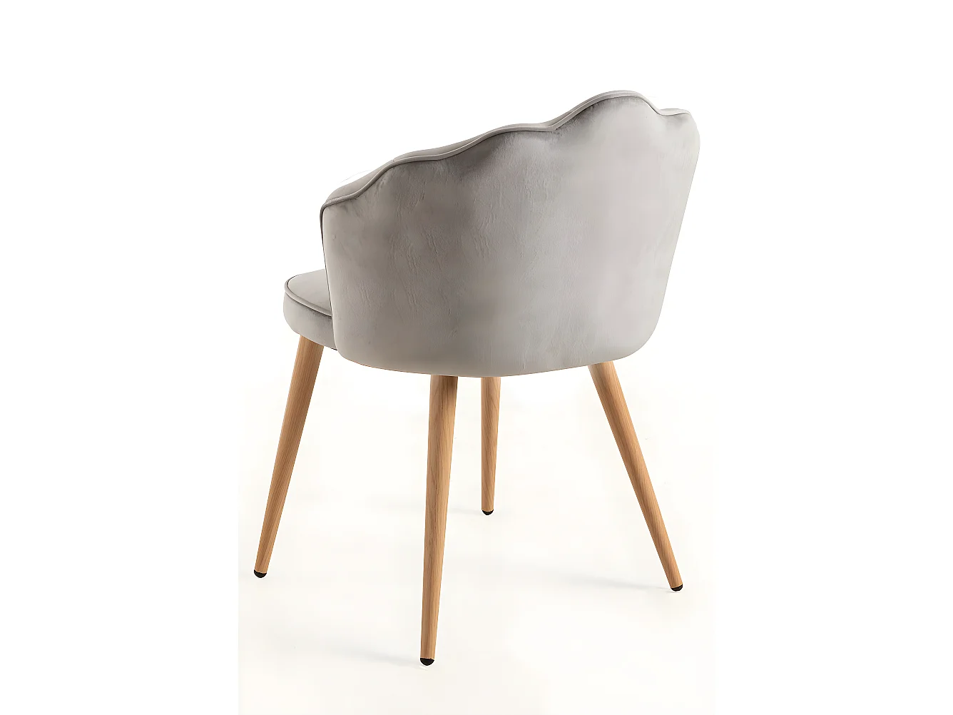 Packs Sillas Comedor - Pack 6 Sillas Blume Terciopelo - Gris claro