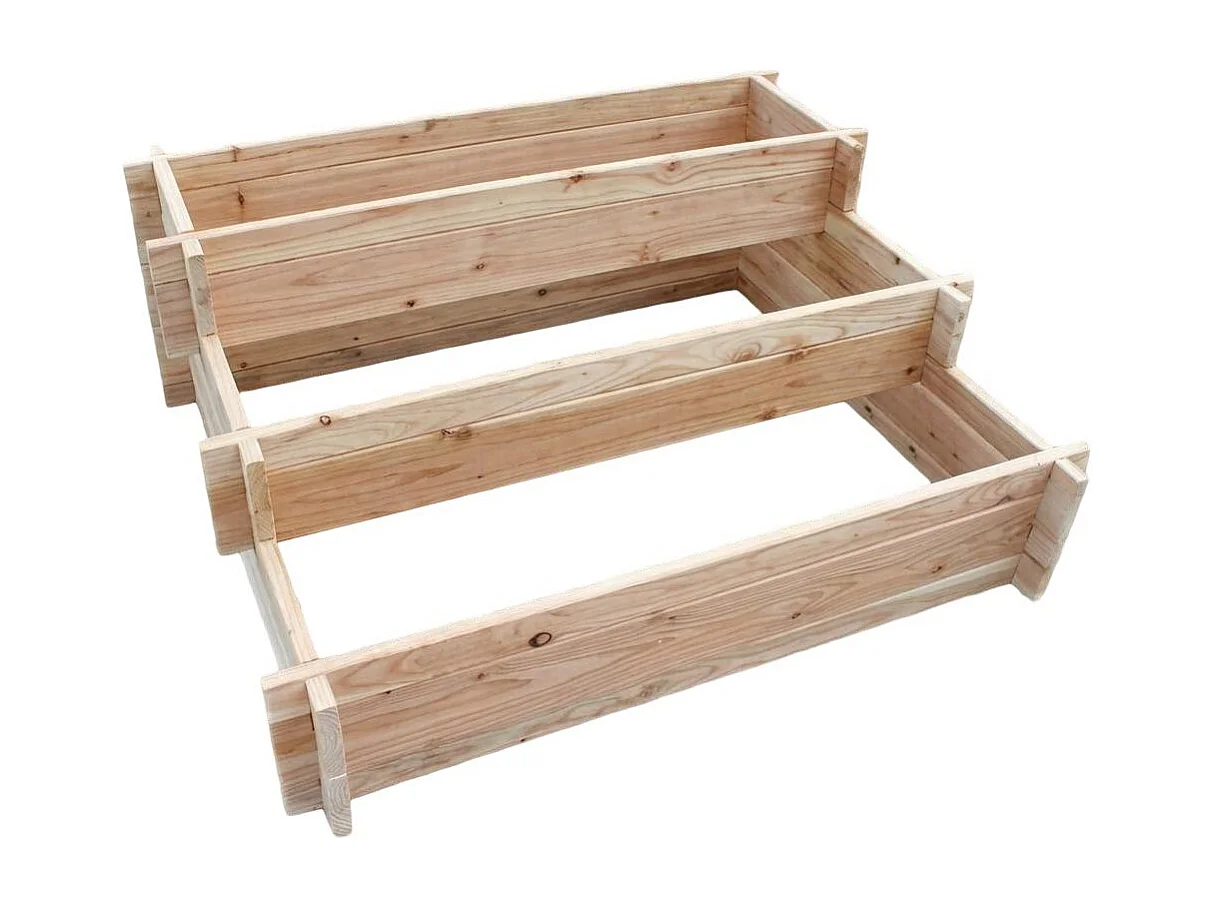 Potager escalier à légumes en mélèze