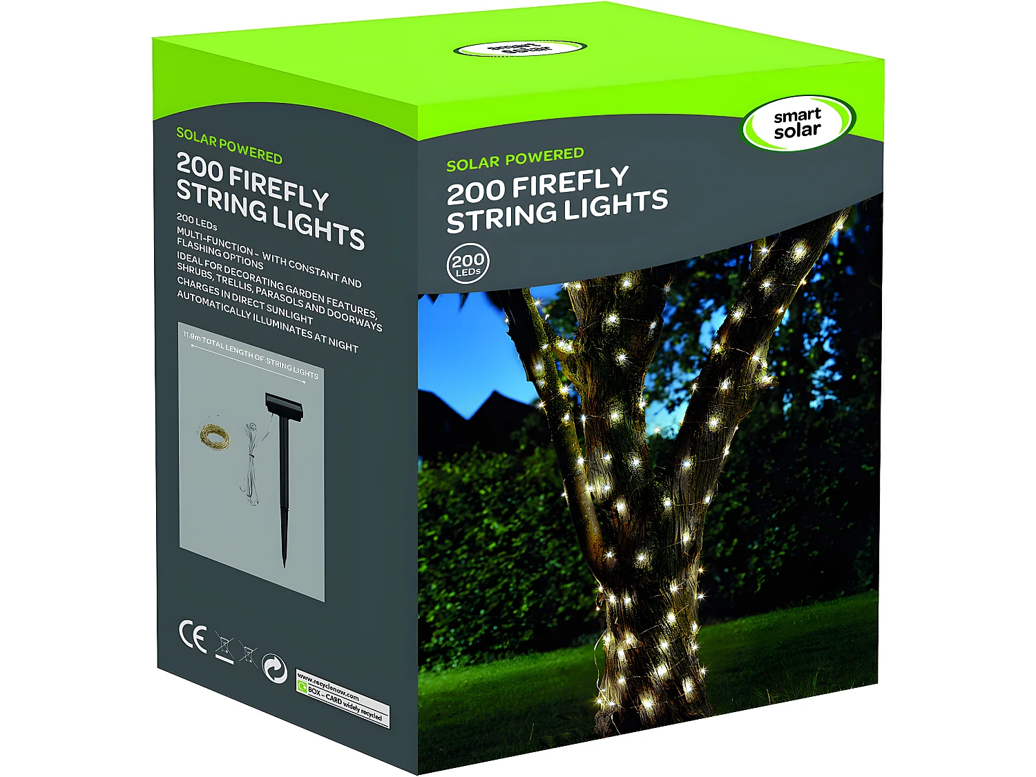 Guirlande solaire Luciole 200 leds