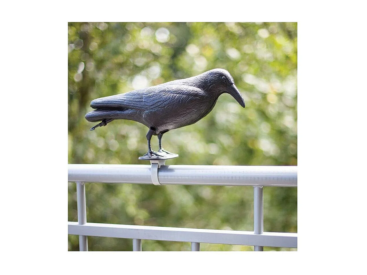 Espantapájaros para alejar a las palomas