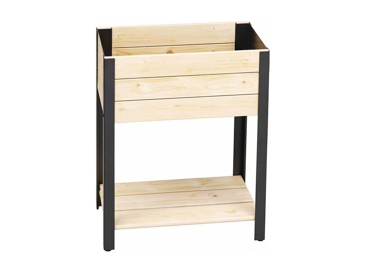 Jardinière en bois et métal Modern Surélevé