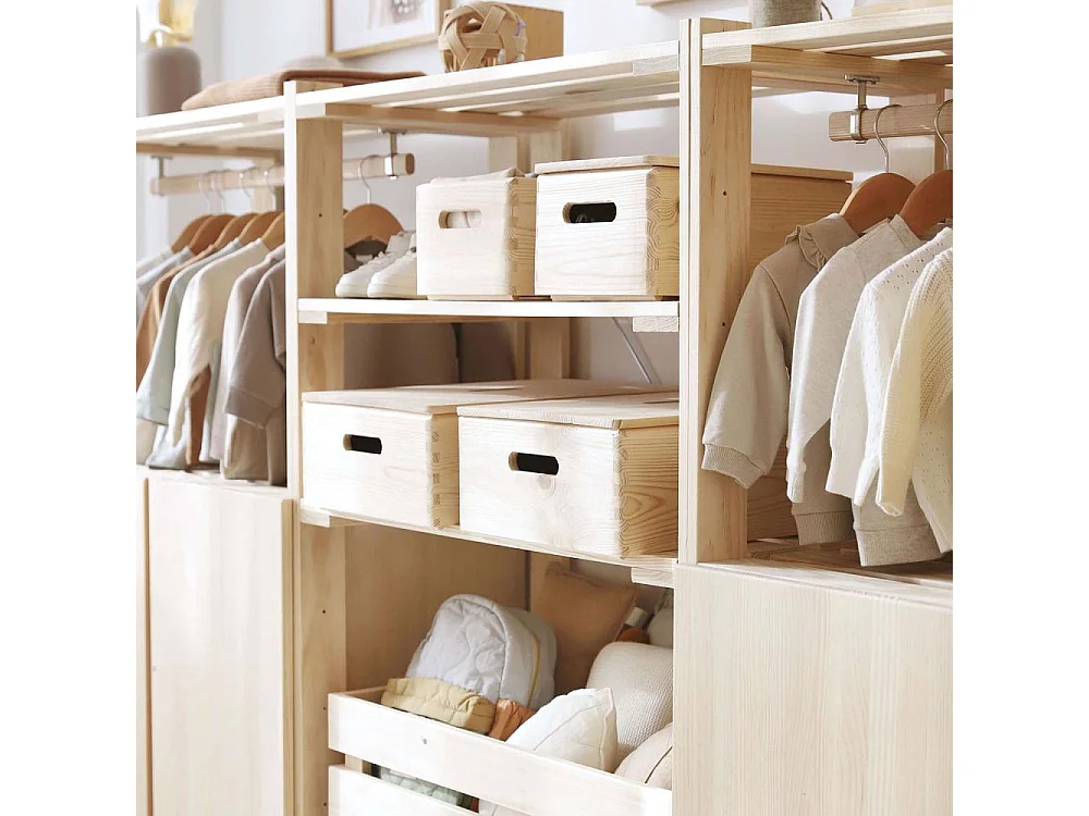 Etagère en pin massif Nova 76.5 x 38.5 x 110 cm