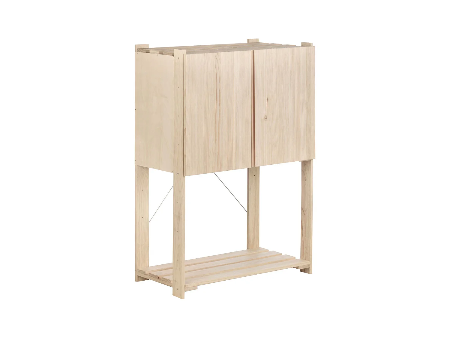 Etagère en pin massif Nova 76.5 x 38.5 x 110 cm