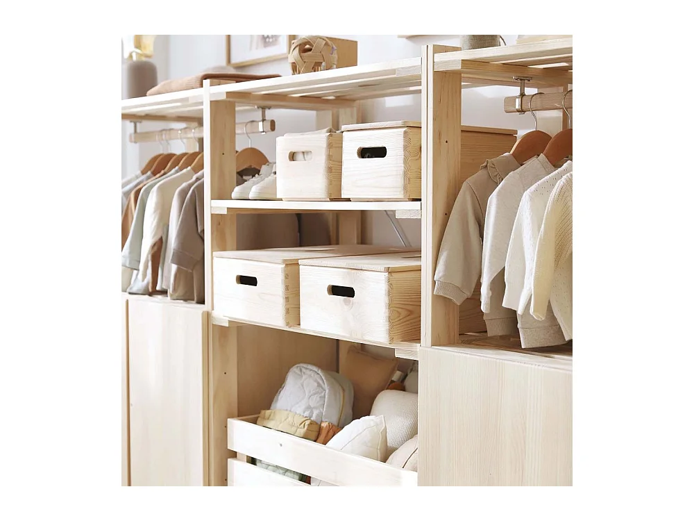 Etagère en pin massif Nova 76.5 x 38.5 x 110 cm