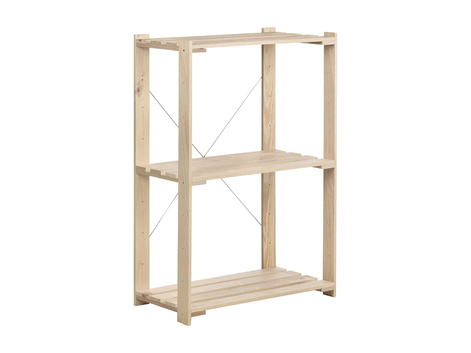 Etagère en pin massif Nova 76.5 x 38.5 x 110 cm