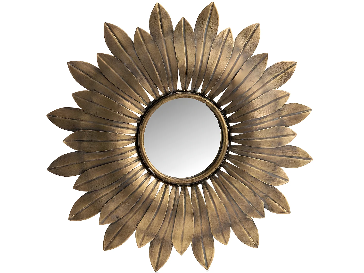 Miroir en métal Stella 30 cm