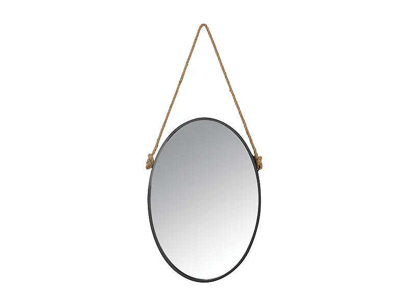 Miroir avec corde Matelot Ovale