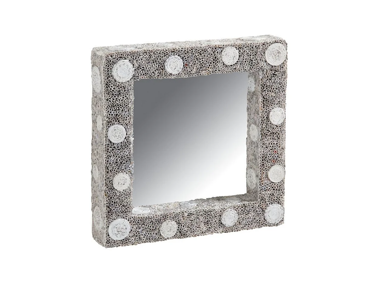 Miroir carré en papier recyclé