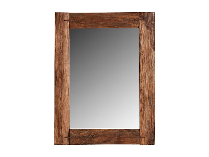 Miroir en chêne teinté