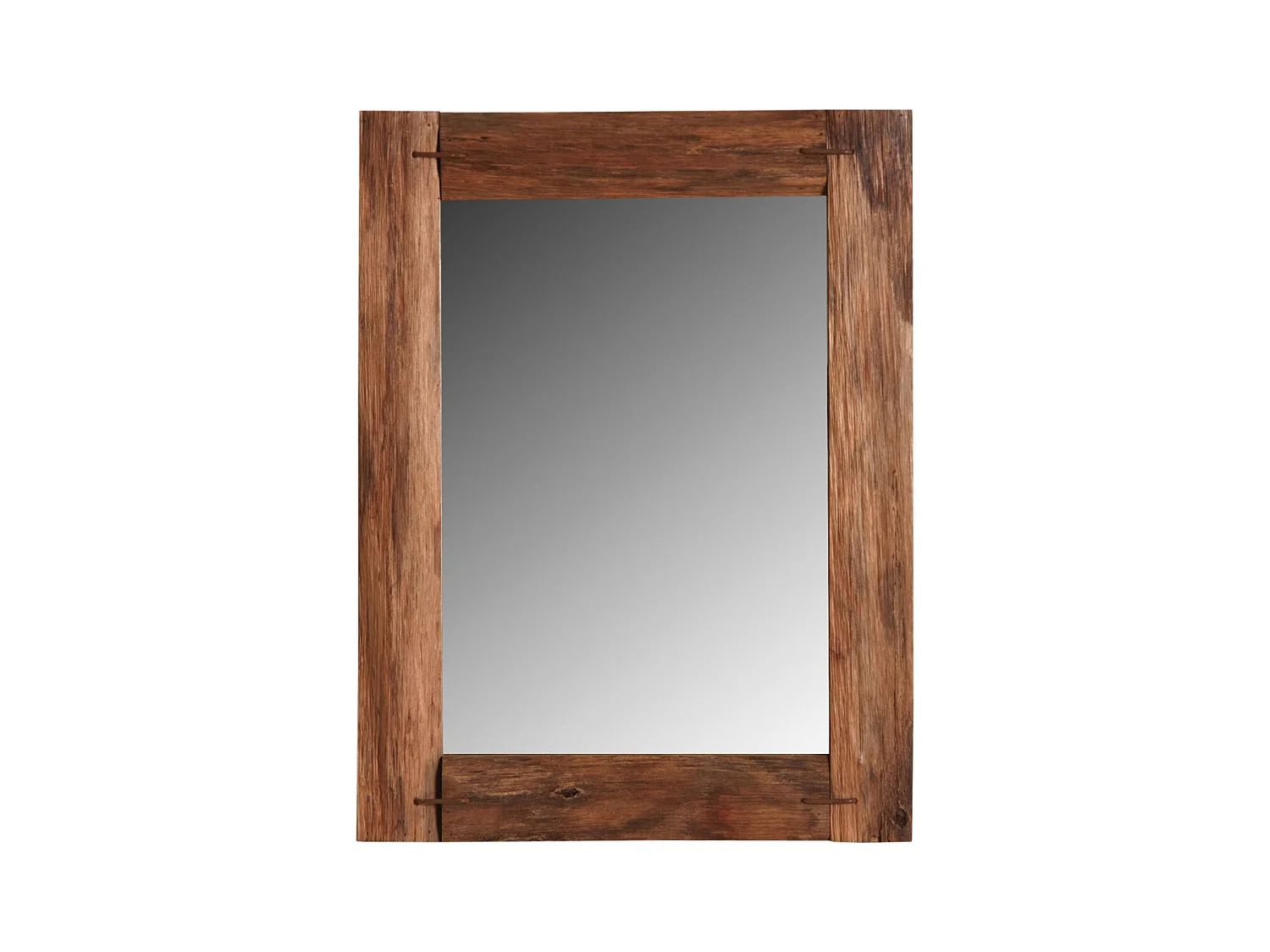 Miroir en chêne teinté