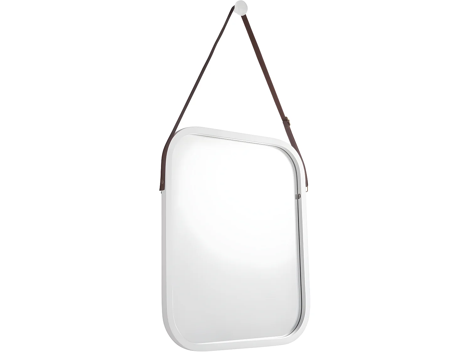 Miroir carré en bambou à suspendre Idyllic