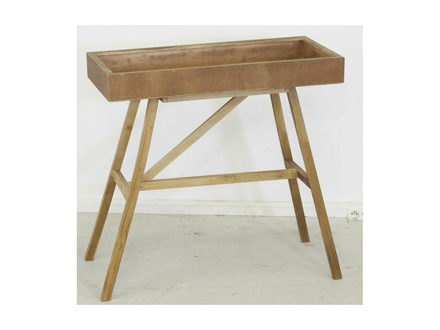 Table à rempoter en bois et métal