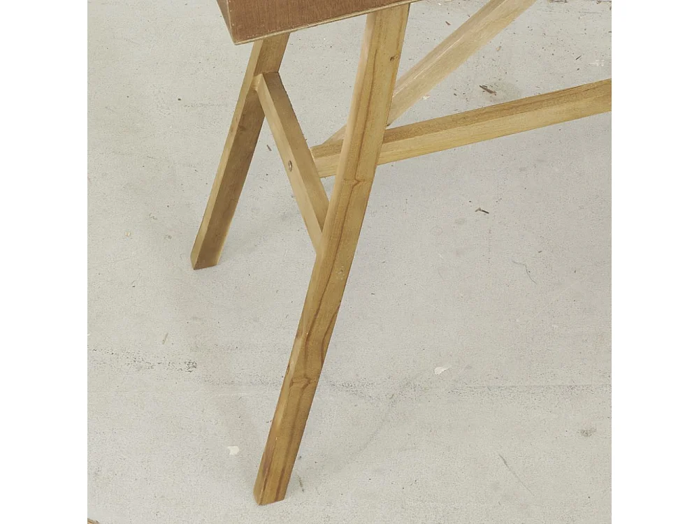 Table à rempoter en bois et métal