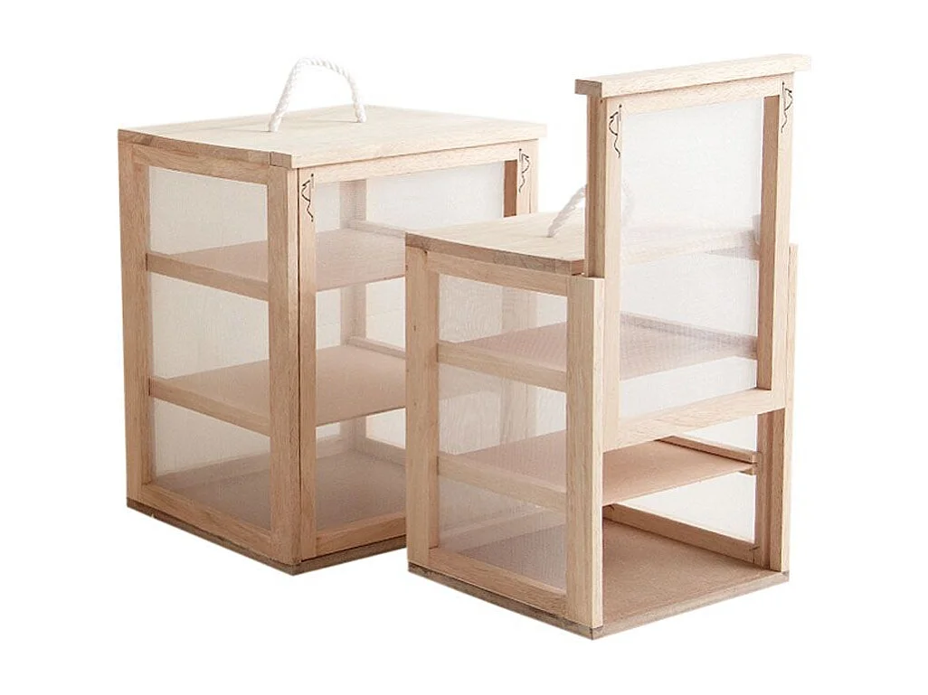 Garde-manger - Fromagers en bois (lot de 2)