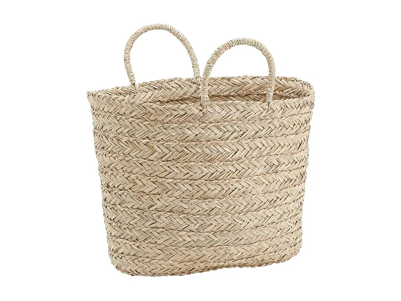 Cabas en jonc tressé