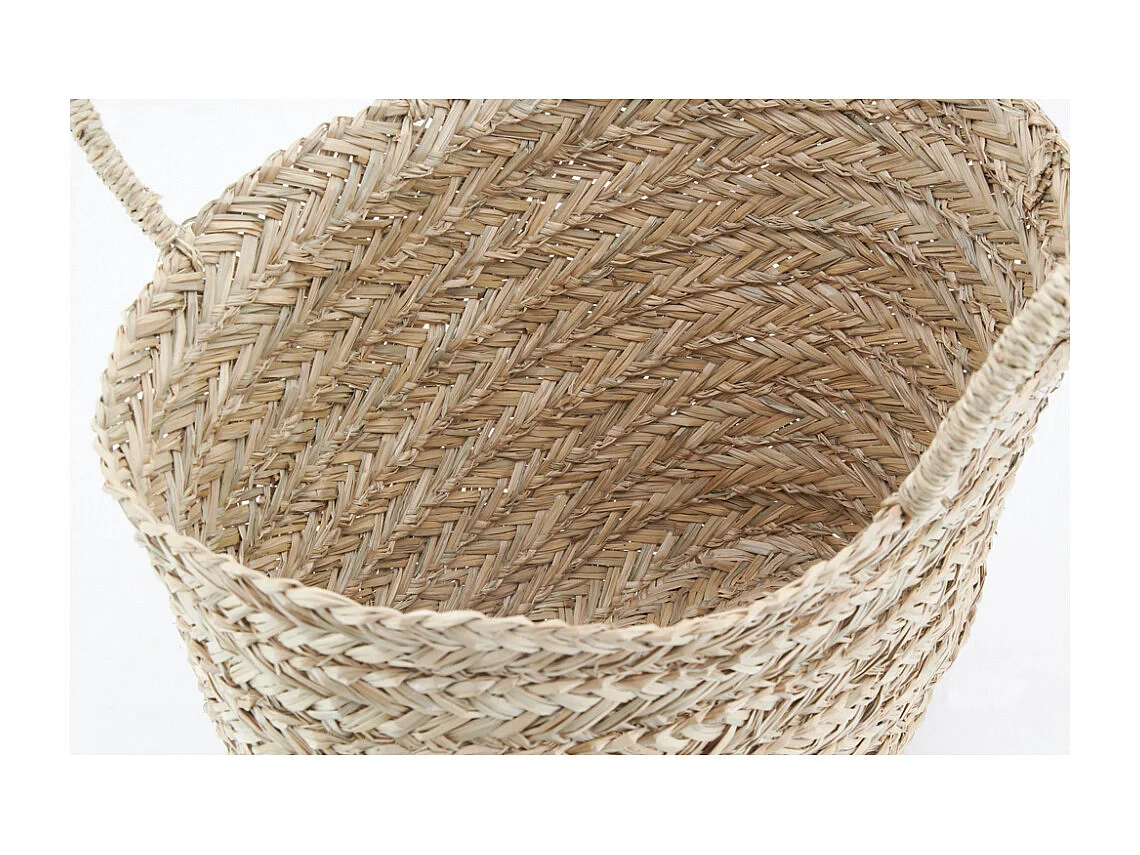 Cabas en jonc tressé