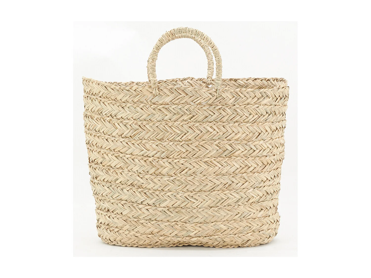 Cabas en jonc tressé