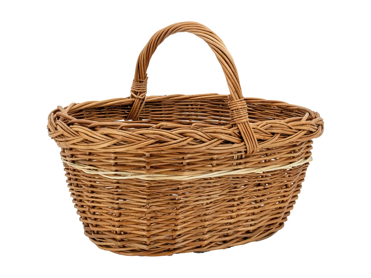 Panier à provisions en osier Lucette