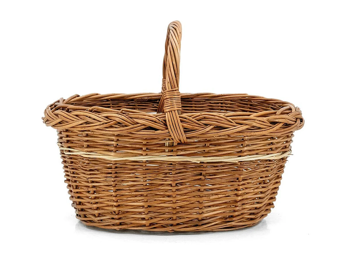 Panier à provisions en osier Lucette
