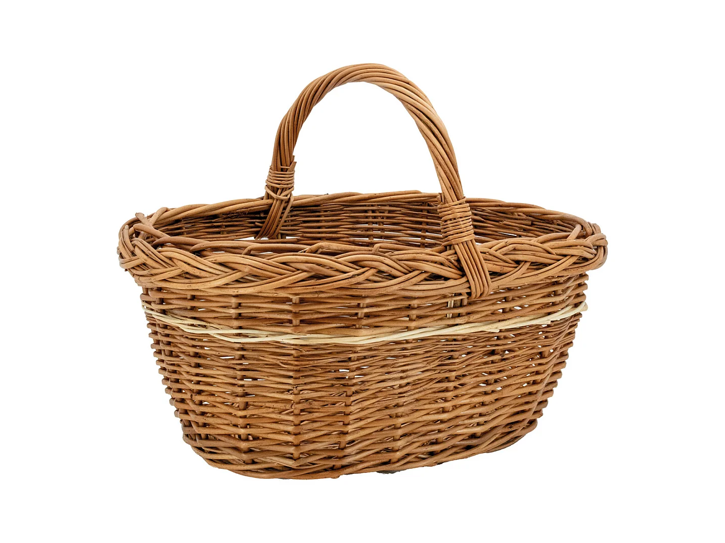 Panier à provisions en osier Lucette
