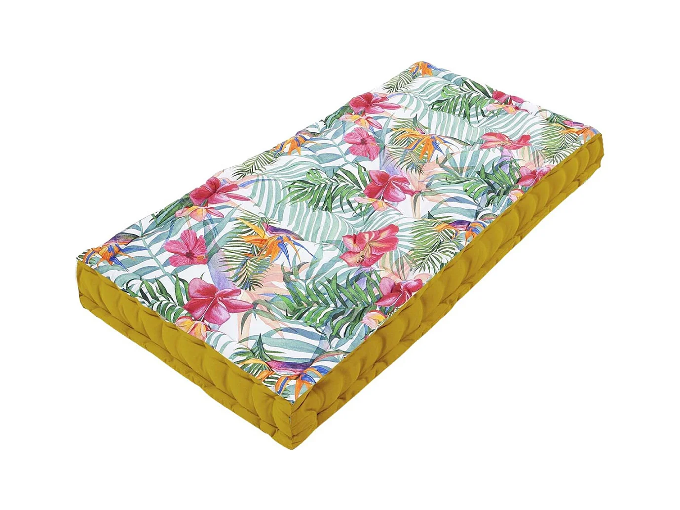 Coussin de palette en coton imprimé 120 x 60 cm Seville